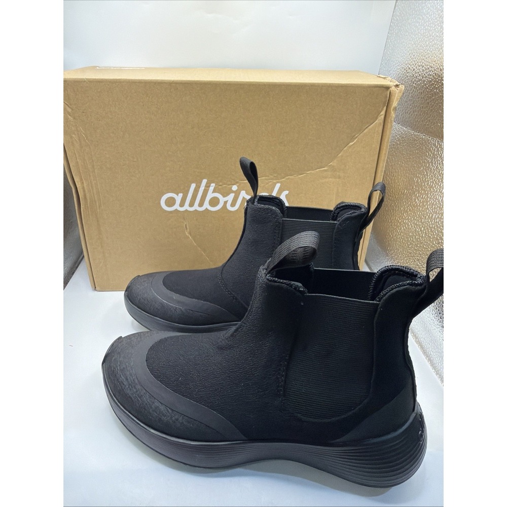 Allbirds Women's Runner Chelsea Protect Boots Black Size 5.5, EU 35.5, UK 2.5